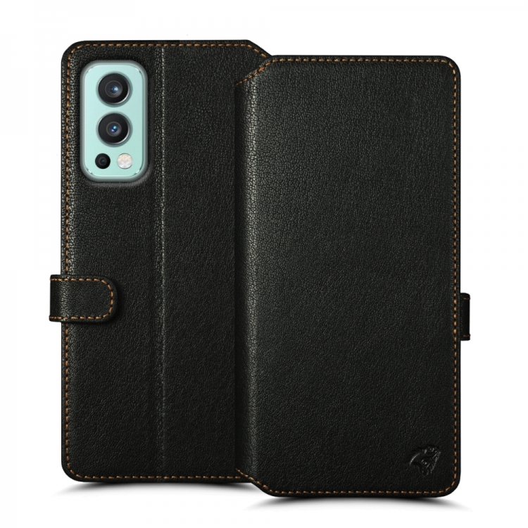 Чохол книжка Stenk Premium Wallet для OnePlus Nord 2 5G Чорний фото