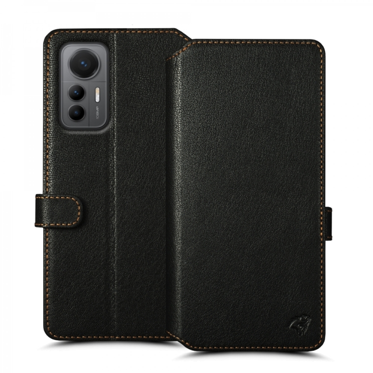 Чохол книжка Stenk Premium Wallet для Xiaomi 12 Lite Чорний фото