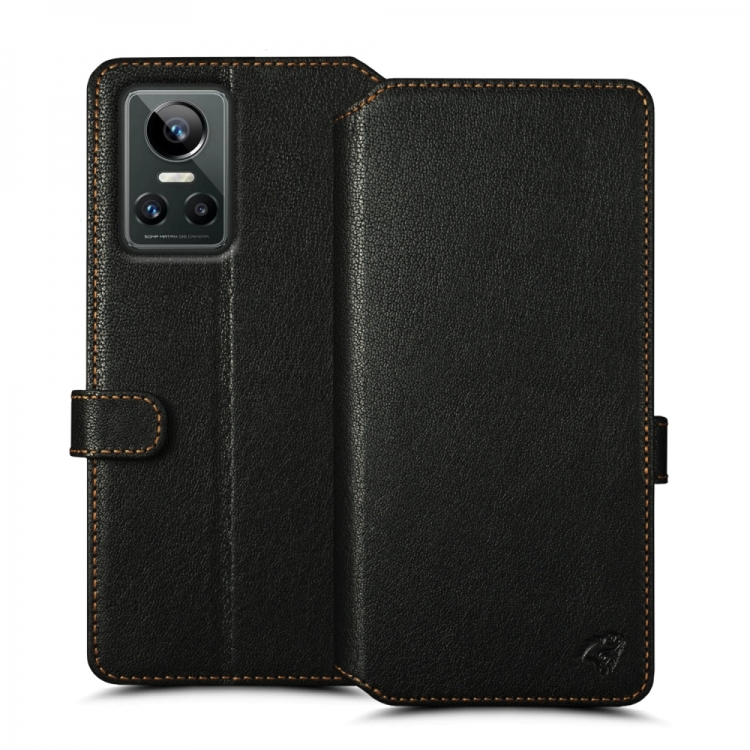 Чохол книжка Stenk Premium Wallet для Realme GT Neo3 Чорний фото