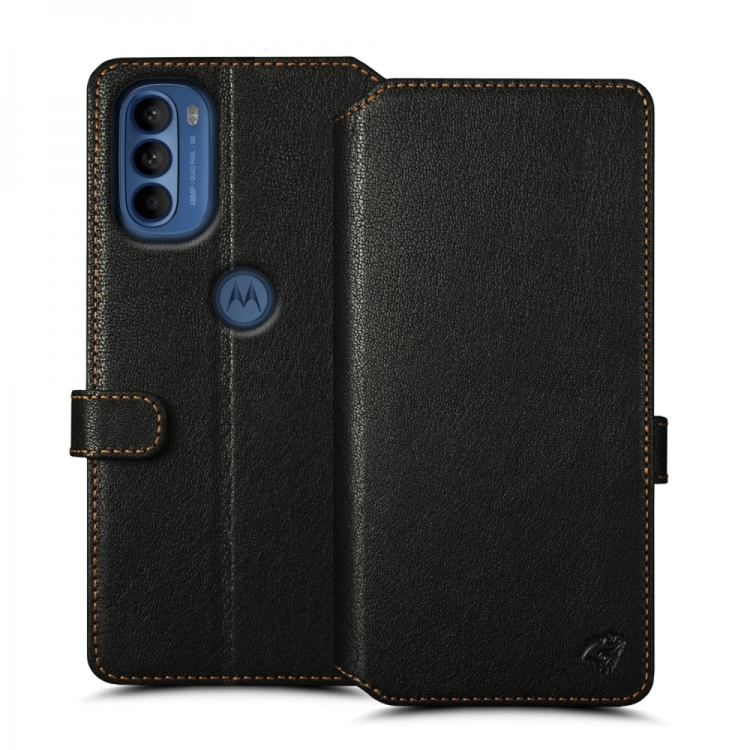 Чохол книжка Stenk Premium Wallet для Motorola Moto G41 Чорний фото