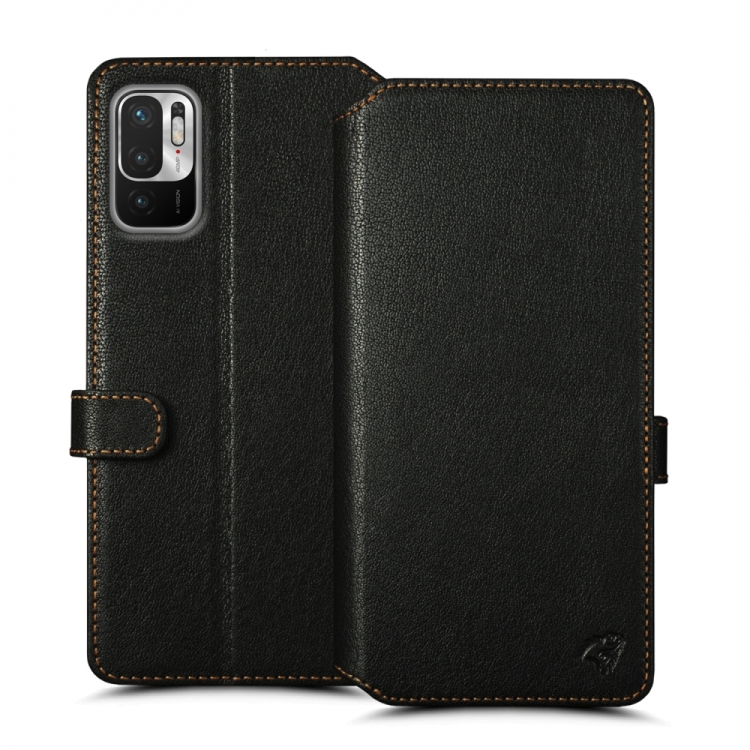 Чохол книжка Stenk Premium Wallet для Xiaomi Redmi Note 10 5G Чорний фото