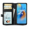 Чохол книжка Stenk Premium Wallet для OPPO A74 Чорний фото 419259