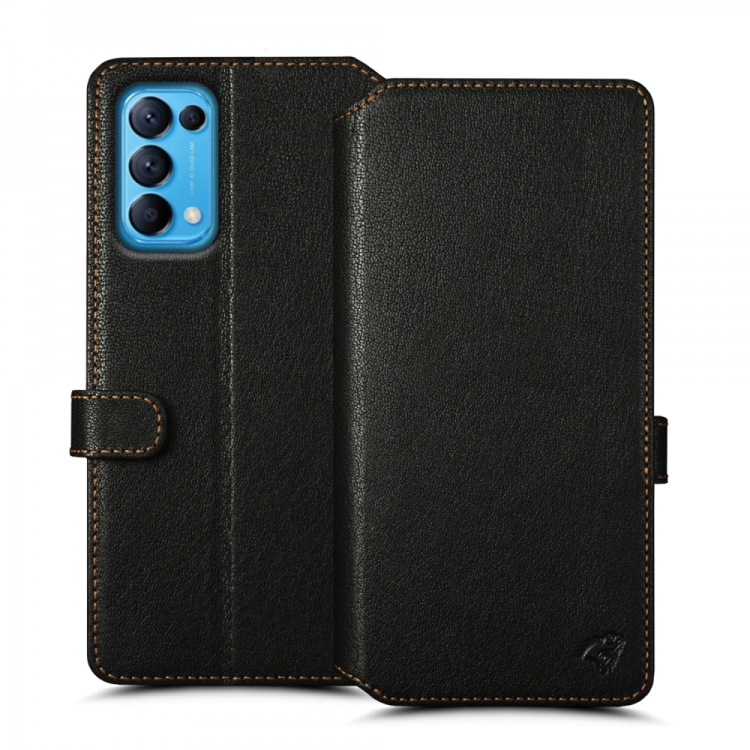 Чохол книжка Stenk Premium Wallet для OPPO Find X3 Lite Чорний фото