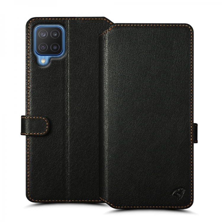 Чохол книжка Stenk Premium Wallet для Samsung Galaxy M12 Чорний фото