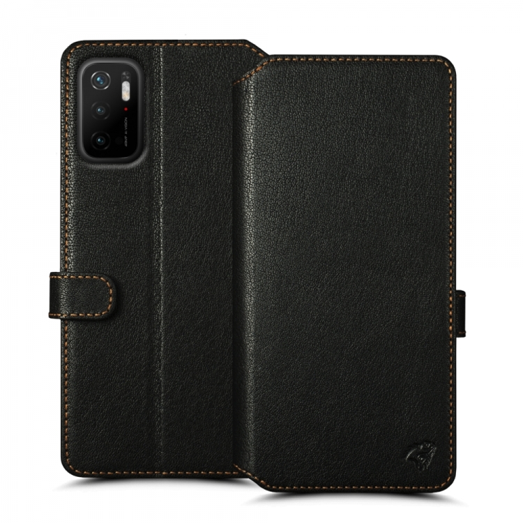 Чохол книжка Stenk Premium Wallet для Xiaomi Poco M3 Pro Чорний фото