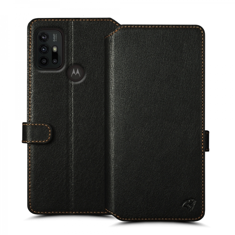 Чохол книжка Stenk Premium Wallet для Motorola Moto G30 Чорний фото