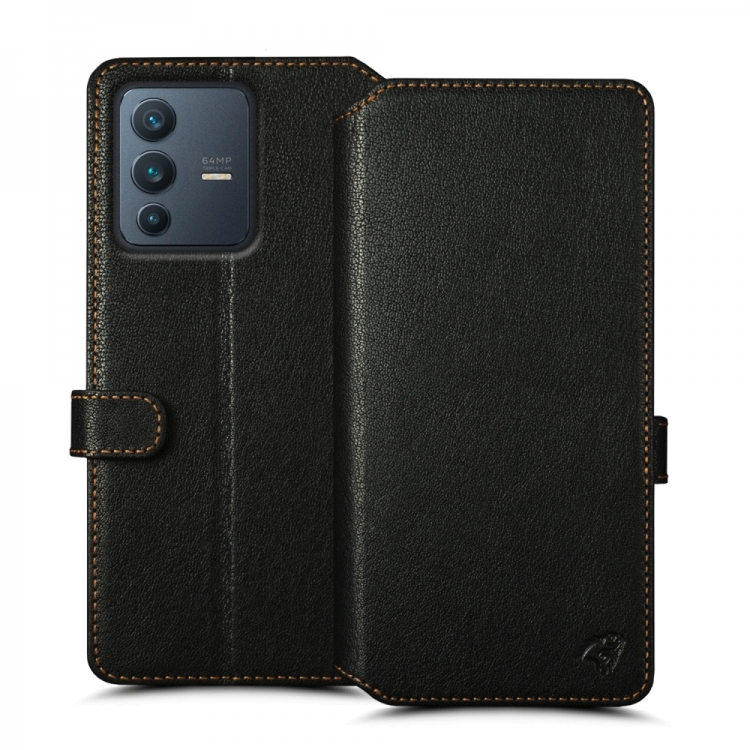 Чохол книжка Stenk Premium Wallet для Vivo V23 5G Чорний фото