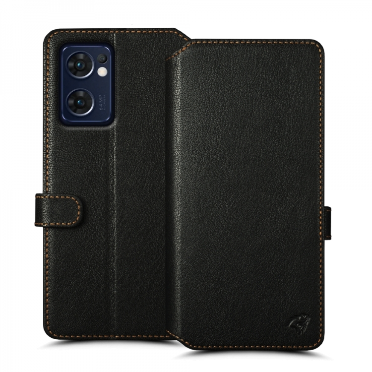 Чохол книжка Stenk Premium Wallet для OPPO Find X5 Lite 5G Чорний фото