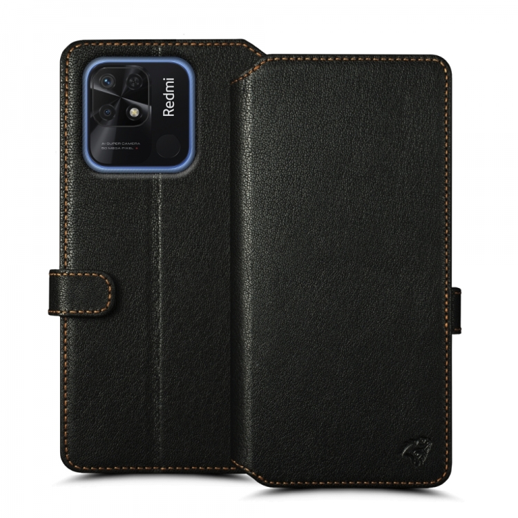 Чохол книжка Stenk Premium Wallet для Xiaomi Redmi 10C Чорний фото