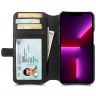Чехол книжка Stenk Premium Wallet для Apple iPhone 13 Pro Чёрный фото 412546