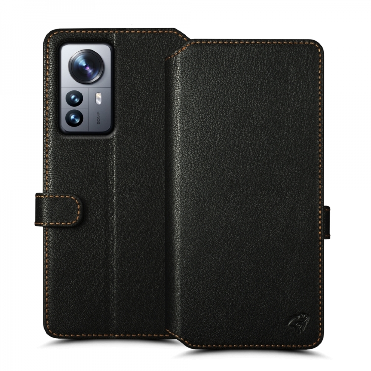 Чохол книжка Stenk Premium Wallet для Xiaomi 12 Pro 5G Чорний фото